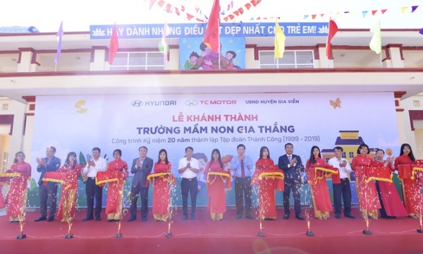 Khánh thành trường mầm non chuẩn quốc gia tại Ninh Bình